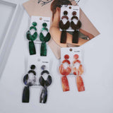 Vintage Fashion Acetate Acrylic Earrings – Stylish Gifts — 2