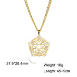 Fashion Simple Hollow Pentagram Necklace – Jewelry Gift Ideas — 10