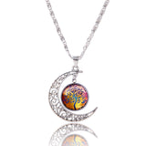 Colorful Tree Of Life Glass Necklace For Women – Jewelry Gift Ideas — 6