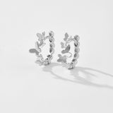 Women's S925 Sterling Silver Butterfly Simple Earrings – Gifts for Her — 3