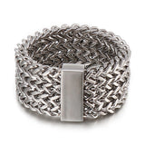 Four-row Keel Titanium Steel Men's Ring – Gifts for Him — 8