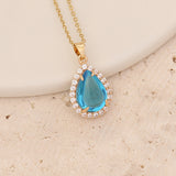 Ice Flower Blue Love Pendant Personality – Jewelry Gift Ideas — 4