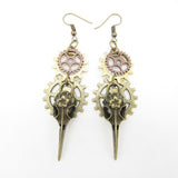 Women's Handmade Retro Gear Steampunk Earrings – Gifts for Her — 3