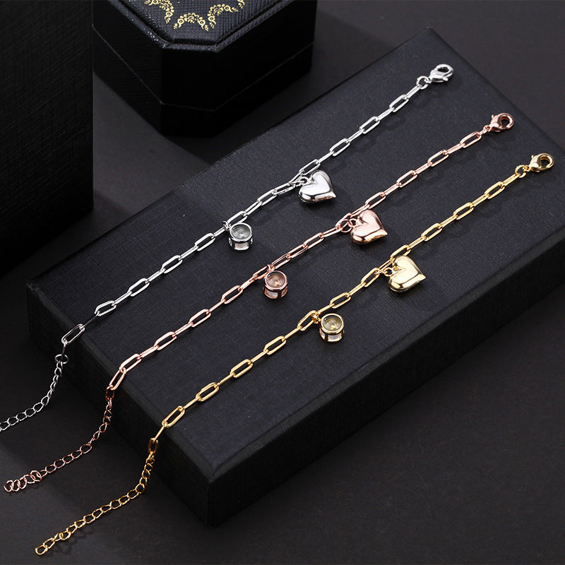 Women's Fashion Simple Geometric Projection Bracelet – Stylish Gifts — 1