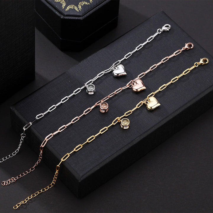 Women's Fashion Simple Geometric Projection Bracelet – Stylish Gifts — 1