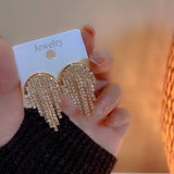 Fringed Vintage Sparkle Full Diamond Luxury Bridal – Thoughtful Gifts — 5