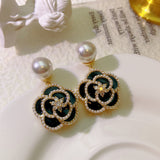 French Vintage Small Fragrance Black Camellia Pearl – Practical Gifts — 2