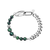Adjustable Obsidian Cuban Chain Link Bracelet – Jewelry Gift Ideas — 4