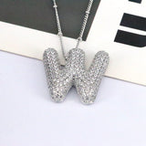 26 English Letter Necklace Female Copper Inlaid – Jewelry Gift Ideas — 6