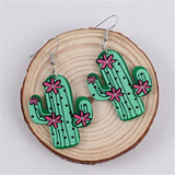 Women's Fashion Cactus Acrylic Earrings – Gifts for Her — 2