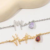 Stainless Steel Twelve Birthday Stone Necklace – Jewelry Gift Ideas — 8