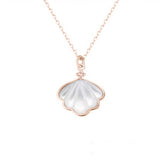 S999 Sterling Silver Shell Necklace For Women Ins – Jewelry Gift Ideas — 4