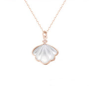 S999 Sterling Silver Shell Necklace For Women Ins – Jewelry Gift Ideas — 4