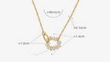 Personalized Round Ring Freshwater Pearl Pendant – Jewelry Gift Ideas — 2