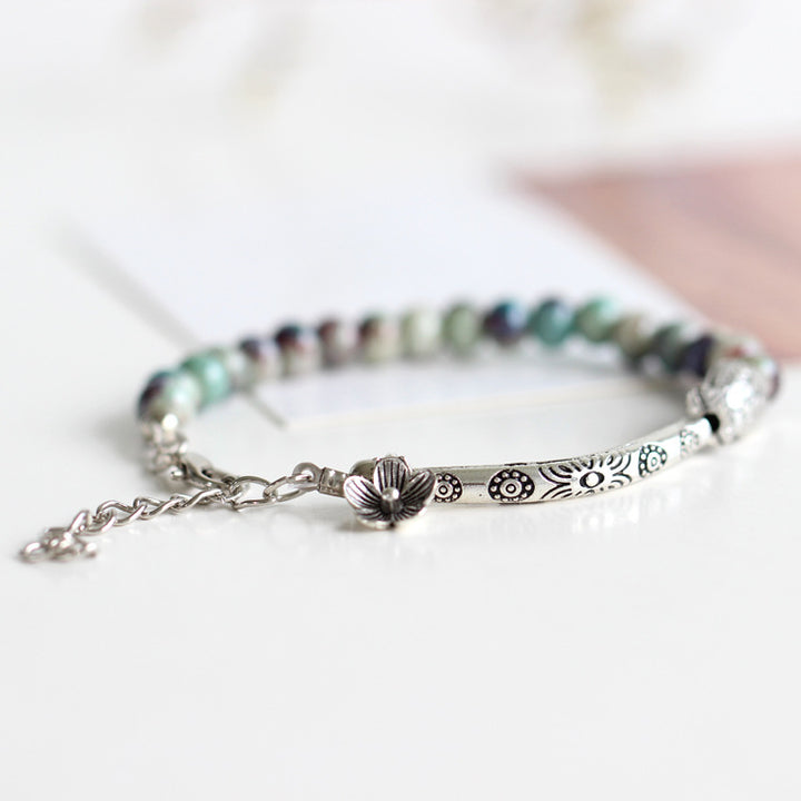 Ethnic Style Creative Hand-woven Ceramic Bracelet – Stylish Gifts — 1