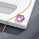 Natural Amethyst Women's Necklace – Jewelry Gift Ideas — 2