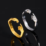 Opening Adjustable Two-hand Rings Fashion Personality – Stylish Gifts — 4