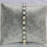 Silver Plated Oval Opal Bracelet Women's Jewelry – Jewelry Gift Ideas — 1