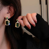 Zircon Inlaid Simple Earring Necklace – Jewelry Gift Ideas — 1