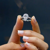 Simple Small White Zirconium Copper Set Ring – Jewelry Gift Ideas — 1
