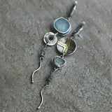 Ancient Silver Leaf Flower Earrings – Stylish Gifts — 12
