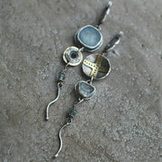 Ancient Silver Leaf Flower Earrings – Stylish Gifts — 12