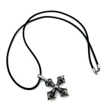 925 Silver Cross Vajra Pestle Five Pendant Men's – Jewelry Gift Ideas — 6