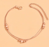 Korean Fashion Heart Bracelet Women's Double Layered – Stylish Gifts — 5