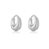 S925 Sterling Silver Earrings Zircon Simple And Light – Stylish Gifts — 5