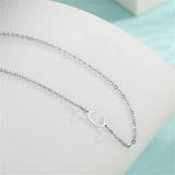 Women's 26 Initial Letter Necklace Simple – Jewelry Gift Ideas — 11