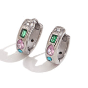 Geometric Micro-inlaid Water Drop Zircon Earrings – Unique Gift Ideas — 18