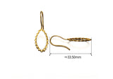 Women's All Match Gold Plated Sterling Silver Earrings – Gifts for Her — 2