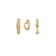 Simple And Fashionable Zircon Tassel Earrings Set – Small Gift Ideas — 5