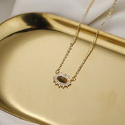 Vintage Tiger Eye Stone S925 Sterling Silver Gold – Jewelry Gift Ideas — 2
