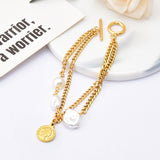 Gold Plated Chunky Statement Medal Pendant – Jewelry Gift Ideas — 5