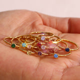 Fashion Simple And Light Luxury Birthday Ring – Stylish Gifts — 5
