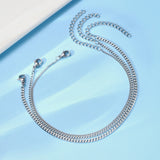 Fashion Personality Flat Cuban Link Chain Bracelet – Stylish Gifts — 8