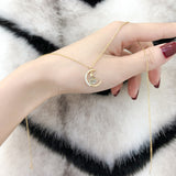 Crystal Moon Cosmic Necklace Female Cold Wind – Jewelry Gift Ideas — 5