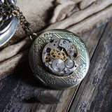 Bronze Photo Box Necklace Pendant Steampunk – Jewelry Gift Ideas — 3