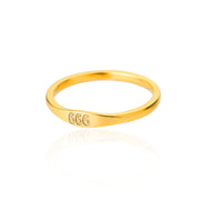 Simple Figure Men's And Women's Stainless Steel Rings – Gifts for Her — 2
