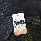 Halloween Polymer Clay Acrylic Paint Earrings – Surprise Gifts — 6