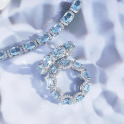 Galaxy Princess Lace Lace Aquamarine Bracelet – Jewelry Gift Ideas — 1