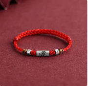 Pure Silver Twelve Zodiac Red Rope Bracelet – Jewelry Gift Ideas — 5