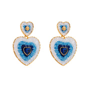 Fashion Multi-layer Love Heart Shape Earrings Women – Stylish Gifts — 5