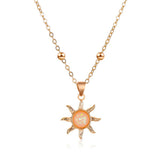 Temperament Inlaid Opal Small Beautiful Simple – Jewelry Gift Ideas — 4