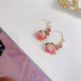 Guijin Flower Earpiece French Sweet Dried Flower Sen – Stylish Gifts — 6