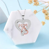 Heart-shaped Diamond Necklace With Color – Jewelry Gift Ideas — 3