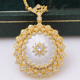 Light Luxury 925 Silver Brushed Pendant Necklace – Jewelry Gift Ideas — 1