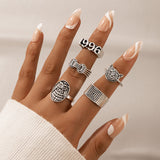 Fashion OL Pearl Ring Three Piece Set – Stylish Gifts — 4