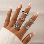 Fashion OL Pearl Ring Three Piece Set – Stylish Gifts — 4